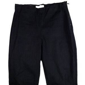 Everlane Black Skinny Pants | Side Zip Stretch Cotton Blend Size 4